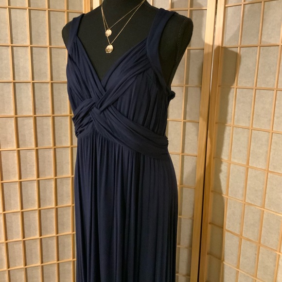 Soho New YORK & co - Navy blu maxi dress. Sz XL - Picture 4 of 10